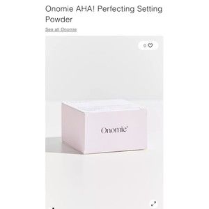 ONOMIE AHA! Perfecting Time-Released Setting Powder in Lyon-Translucent 18g NEW